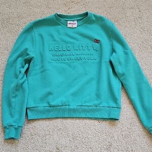 Hello Kitty Women's Green Sweater